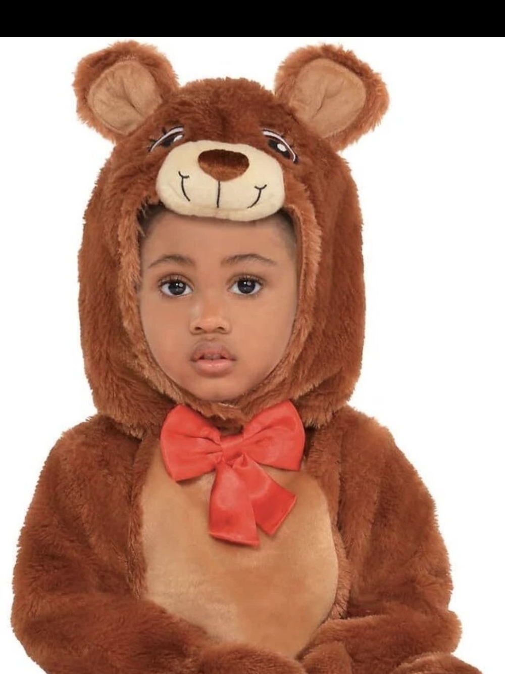Amscan Brown Teddy Bear Costume Infant 6-12 Months Plush Halloween Baby